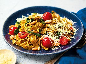 Toskánské těstoviny s fazolemi