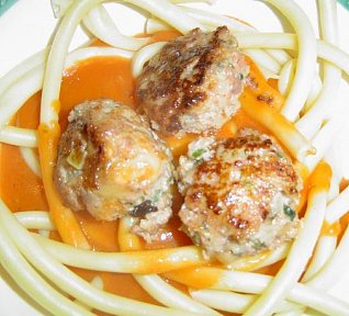 Italské masové kuličky se špagetami