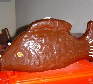 Čokoládová štědrovečerní ryba