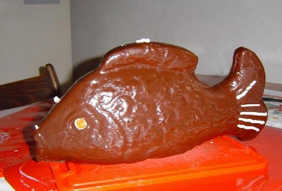 Čokoládová štědrovečerní ryba