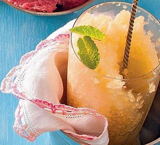 Melounovo-mangová granita