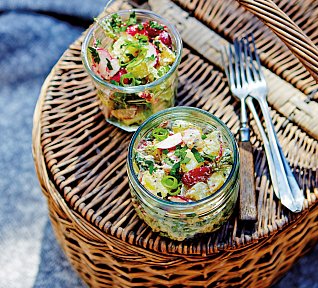 Lehký bramborový salát