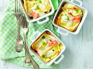 Rychlé lasagne s lososem