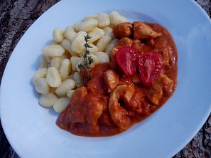 Kuře v rajčatové omáčce