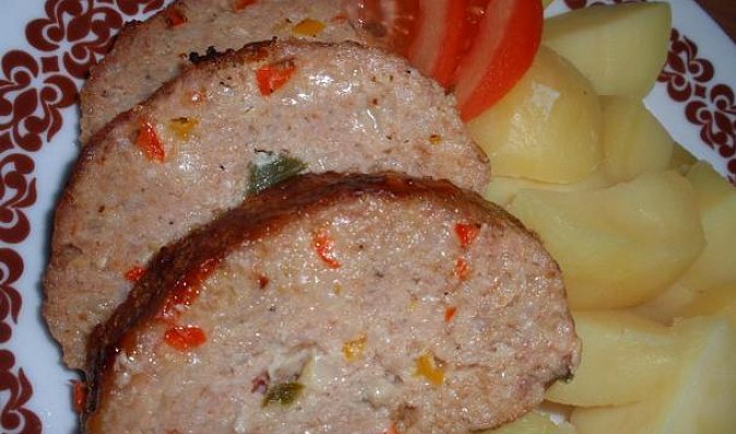 Barevná masovo-sýrová sekaná (karbanátky)