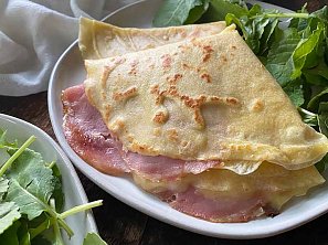 Palačinky se šunkou: Mňamka babičky Věry