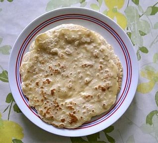 Palačinky s ovesnými vločkami a jablky