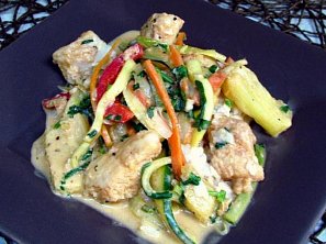 Rychlý pangasius s ananasem