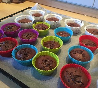 Čokoládové muffinky II.