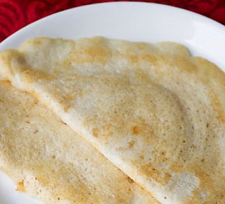 Dosa indická falešná (palačinka), základní recept Dosa indická falešná (palačinka), základní recept