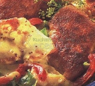 Smažené rybí filé se zelím