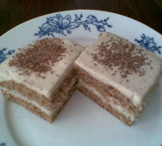 Lahodné tvarohovo-kávové řezy