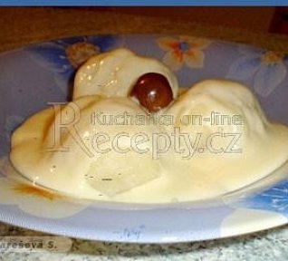 Čokoládové knedlíky ve vanilkové koupeli