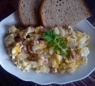 Smaženice s bílou ředkví