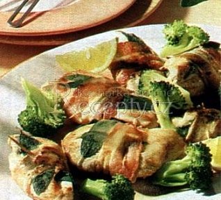 Krůtí řízky ála saltimbocca