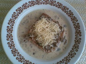 Houbová polévka - Kalábrijská