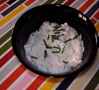 Lehká tvarohová pomazánka