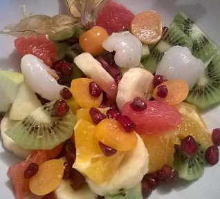 Exotický ovocný salát