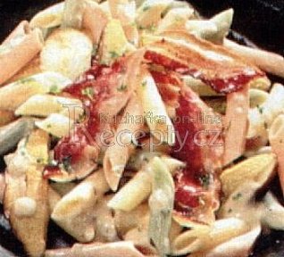 Těstoviny s houbami