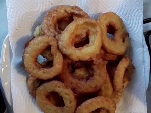 Smažené bramborové kroužky Smažené bramborové kroužky