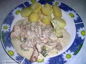 Dušené masové kostky v troubě