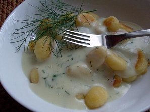 Chřestová omáčka s koprem