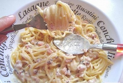 Spaghetti alla Carbonara po italsku