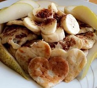 Rychlé banánové lívance