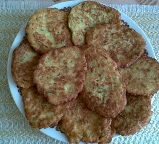 Smaženky s mladými cuketami