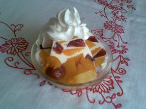 Ovoce v jogurtovém želé