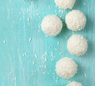 Kokosové tofu kuličky