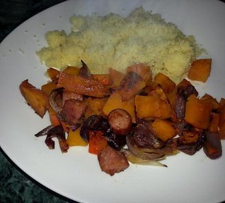 Pečená dýně (velice chutná)