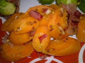 Hořčičná pečená mrkev