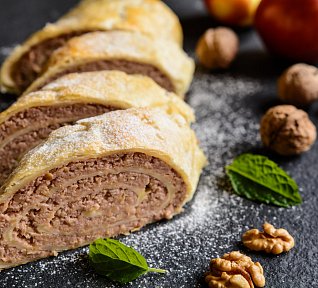 Dietní jablečný závin