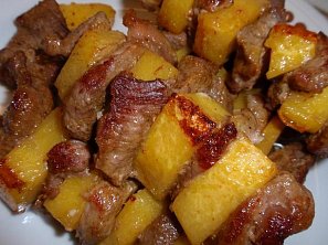 Dýňové kari špízy