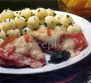 Gratinované telecí řízky