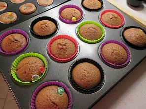 Muffiny s lentilkami