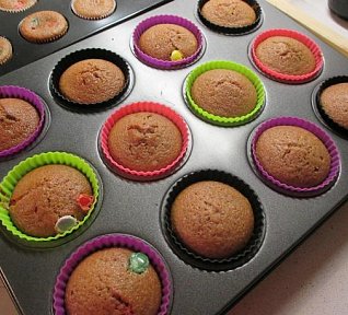 Muffiny s lentilkami