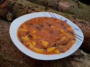 Polévka z václavek