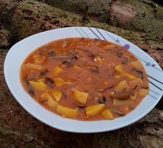 Polévka z václavek