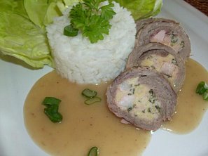 Hovězí roládky s velikonoční hlavičkou