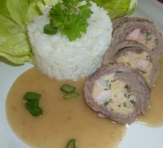 Hovězí roládky s velikonoční hlavičkou