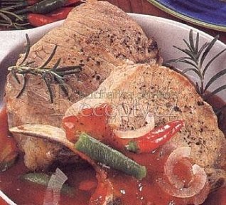 Kotlety v ostré omáčce