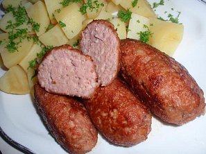 Karbanátky / sekaná se zázvorem a slaninou