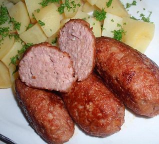 Karbanátky / sekaná se zázvorem a slaninou