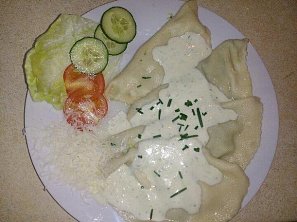 vařené plněné kapsičky