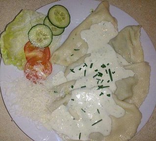 vařené plněné kapsičky