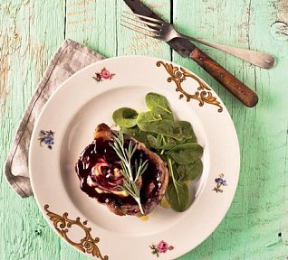 Jehněčí filet s borůvkami