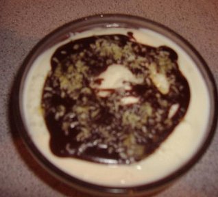 Tvarohový dezert s čokoládou