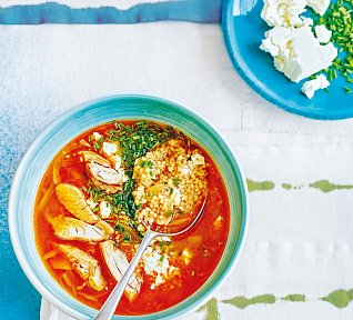 Citronovo-kuřecí polévka